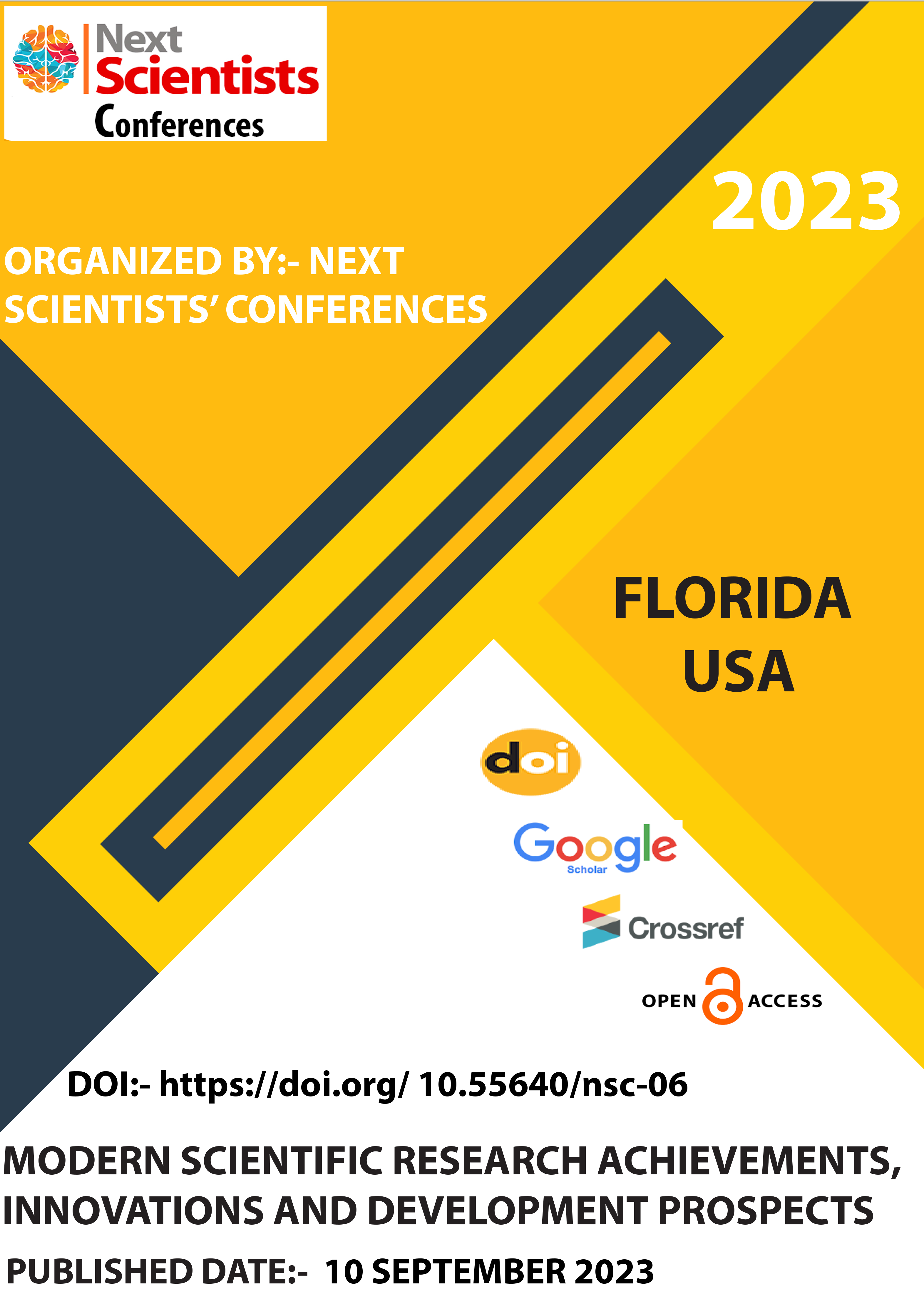 					View MODERN SCIENTIFIC RESEARCH ACHIEVEMENTS,  INNOVATIONS AND DEVELOPMENT PROSPECTS
				